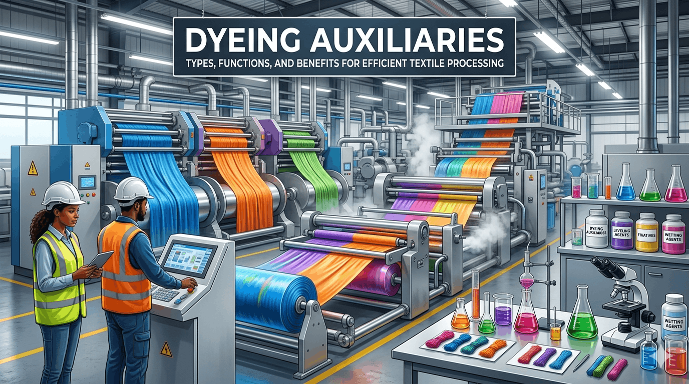 Dyeing Auxiliaries: Types, Functions, and Benefits for Efficient Textile Processing