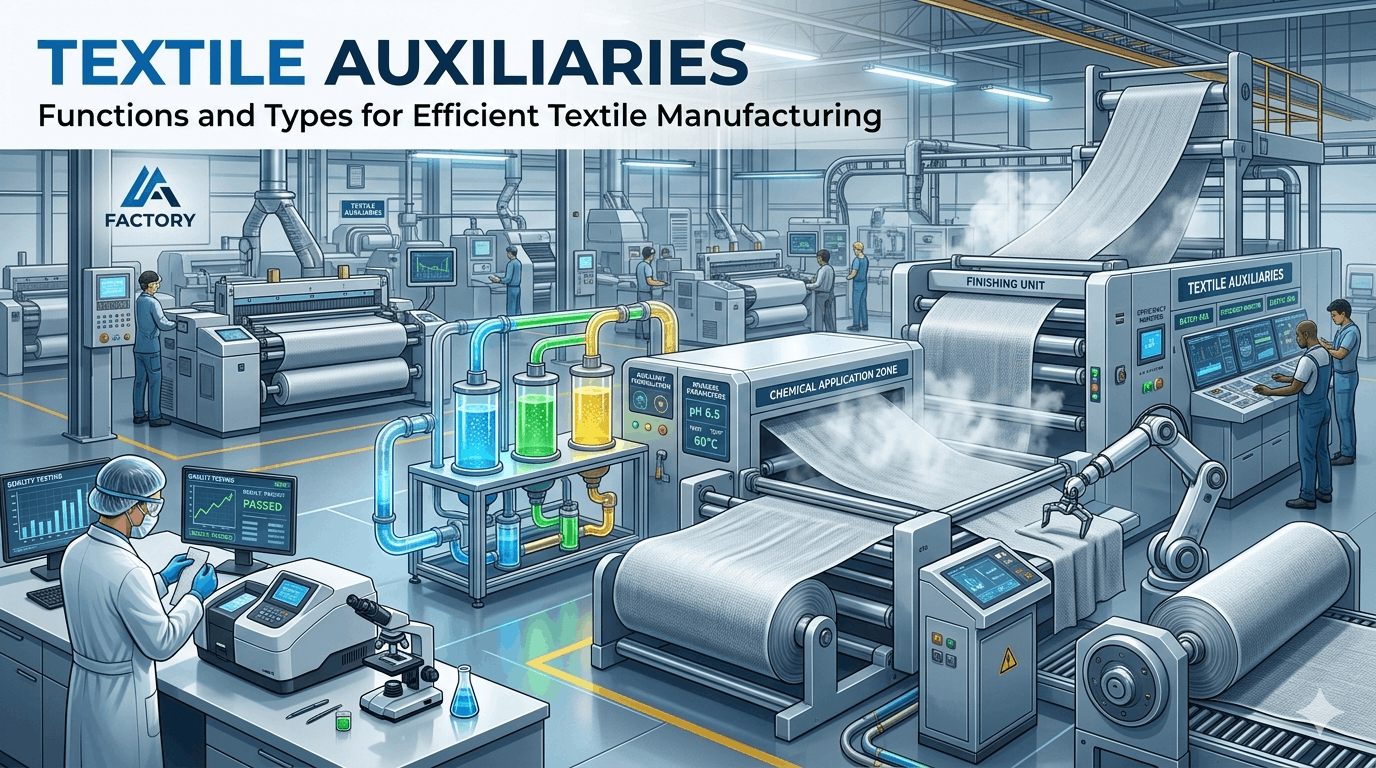 Textile Auxiliaries: Functions and Types for Efficient Textile Manufacturing